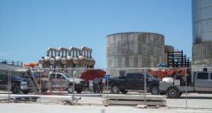 SpaceX Starbase launch facility at Boca Chica, Texas, where the proposed natural gas pipeline would deliver fuel for Starship rockets
