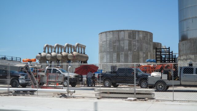 SpaceX Starbase launch facility at Boca Chica, Texas, where the proposed natural gas pipeline would deliver fuel for Starship rockets