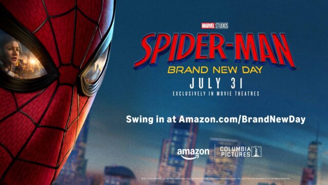 Spider-Man: Brand New Day promo art for the Amazon Prime early screening offer