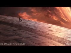 Star Trek: Strange New Worlds trailer screenshot showing a key character scene from the fourth season.