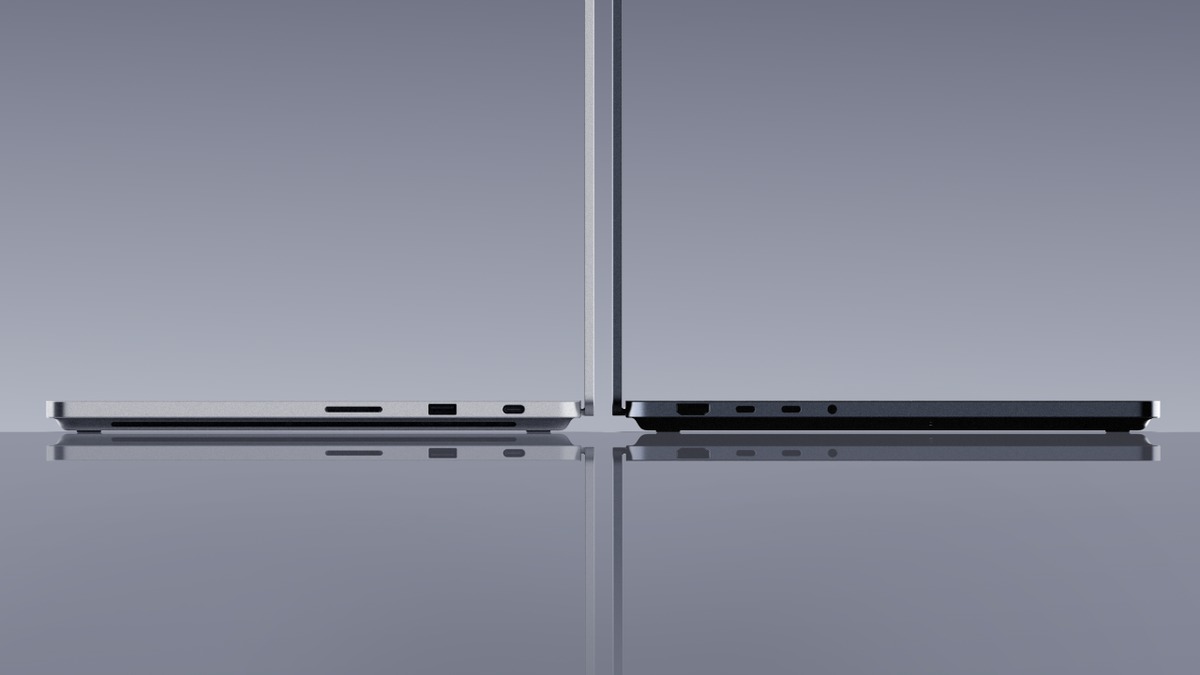 Microsoft Surface Laptop Ultra ports and side profile
