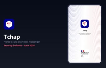 France’s Tchap Government Messenger Hit by a Security Breach Tchap breach illustration: the Tchap app icon and splash screen of France's state messenger