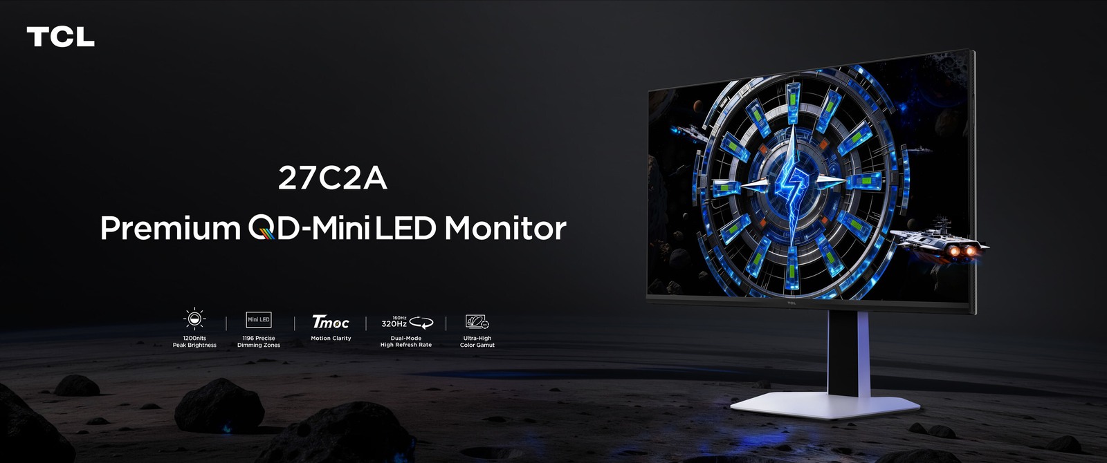 TCL 27C2A QD-Mini LED gaming monitor