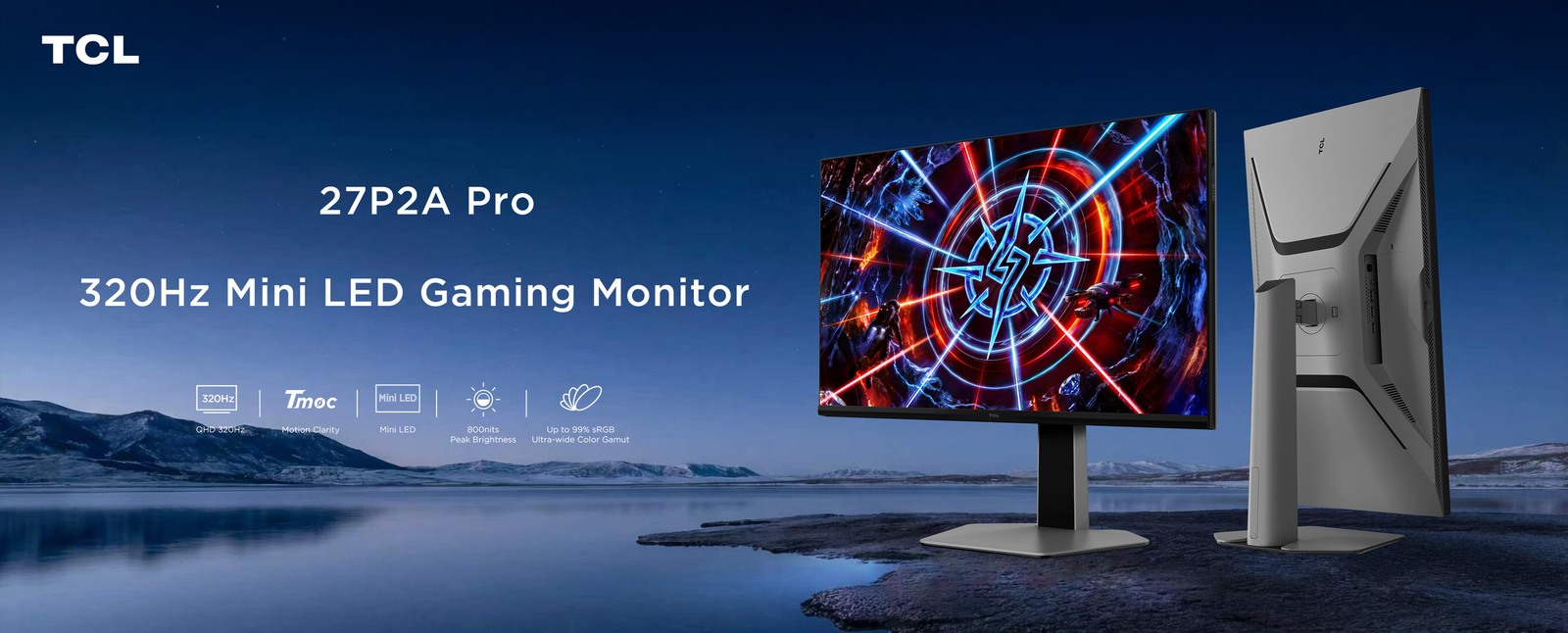 TCL 27P2A Pro Mini LED gaming monitor