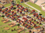 Theos: Cities of Myth screenshot showing a sprawling ancient Greek city