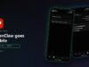 Two phones running the OpenClaw app: a Connected chat with the assistant and the device-tools screen sharing camera, screen and location with the gateway