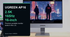 UGREEN AP16 Portable Monitor Brings 2.5K 165Hz Specs to the U.S. UGREEN AP16 portable monitor with 2.5K and 165Hz callouts