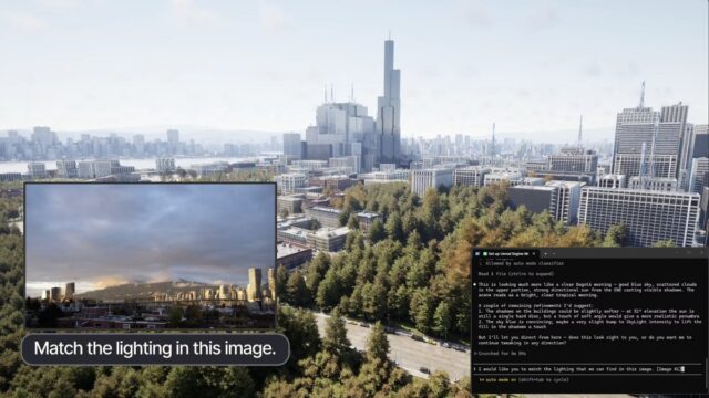 Unreal Engine editor screen showcasing Claude Code integration and Model Context Protocol settings.