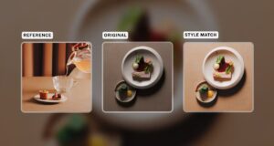 VSCO Studio Pro Style Match feature recreating a reference photo's color and tone on another image