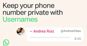 WhatsApp usernames announcement artwork about reserving a username.