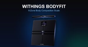 Withings BodyFit body composition smart scale with its retractable handle