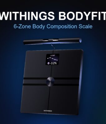 Withings BodyFit body composition smart scale with its retractable handle