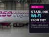 Wizz Air aircraft with Starlink Wi-Fi from 2027 editorial composite