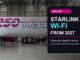 Wizz Air aircraft with Starlink Wi-Fi from 2027 editorial composite