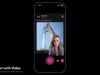 X React with Video reaction video feature shown on an iPhone