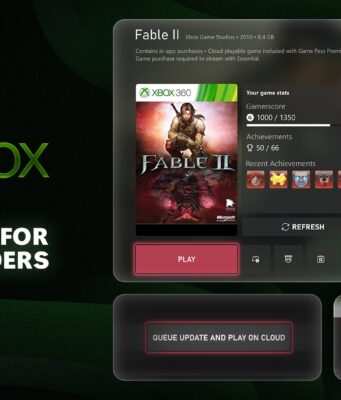 Official dashboard showing updated Xbox gamertags and hubs