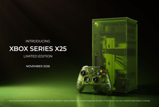 Xbox Series X25 Limited Edition translucent green console and controller