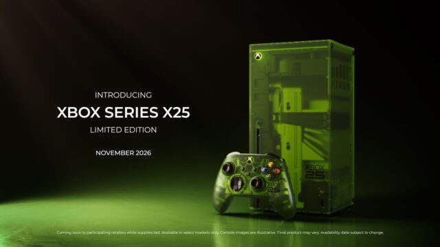 Xbox Series X25 Limited Edition Console and Controller Xbox Series X25 Limited Edition translucent green console and controller