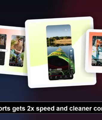 YouTube Shorts 2x speed and cleaner controls shown in official YouTube interface screenshots
