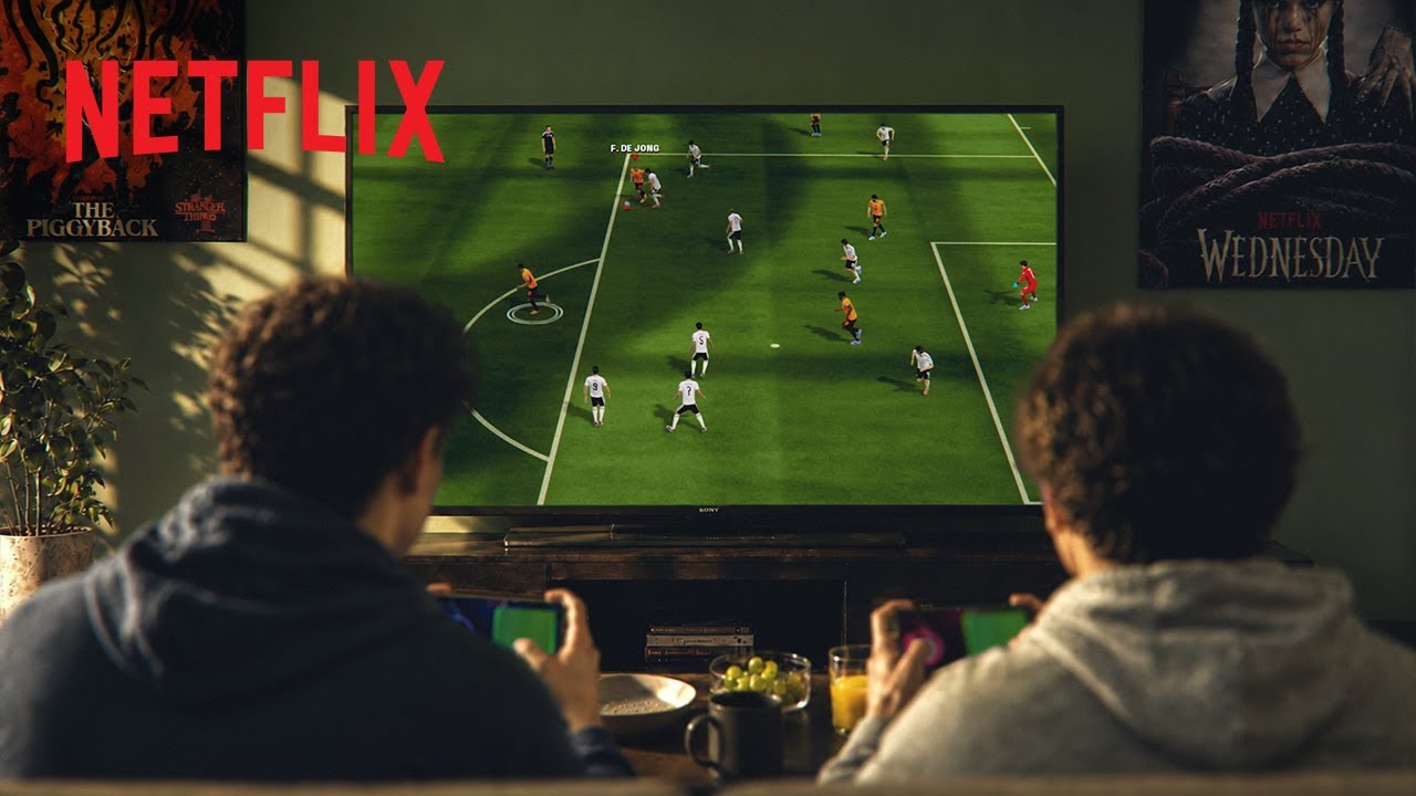 Official title artwork for Netflix Games' FIFA World Cup: Launch Edition game