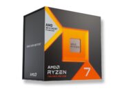 AMD Ryzen 7 7700X3D Is Available Now for $329 AMD Ryzen 7 7700X3D processor in orange and gray retail packaging