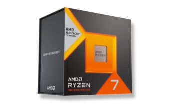 AMD Ryzen 7 7700X3D Is Available Now for $329 AMD Ryzen 7 7700X3D processor in orange and gray retail packaging