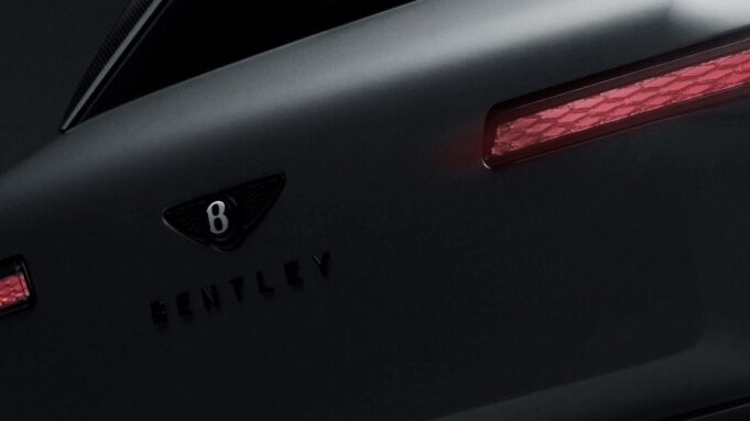 Bentley Torcal Gets September Reveal Date Bentley Torcal teaser rear view from Bentley Motors