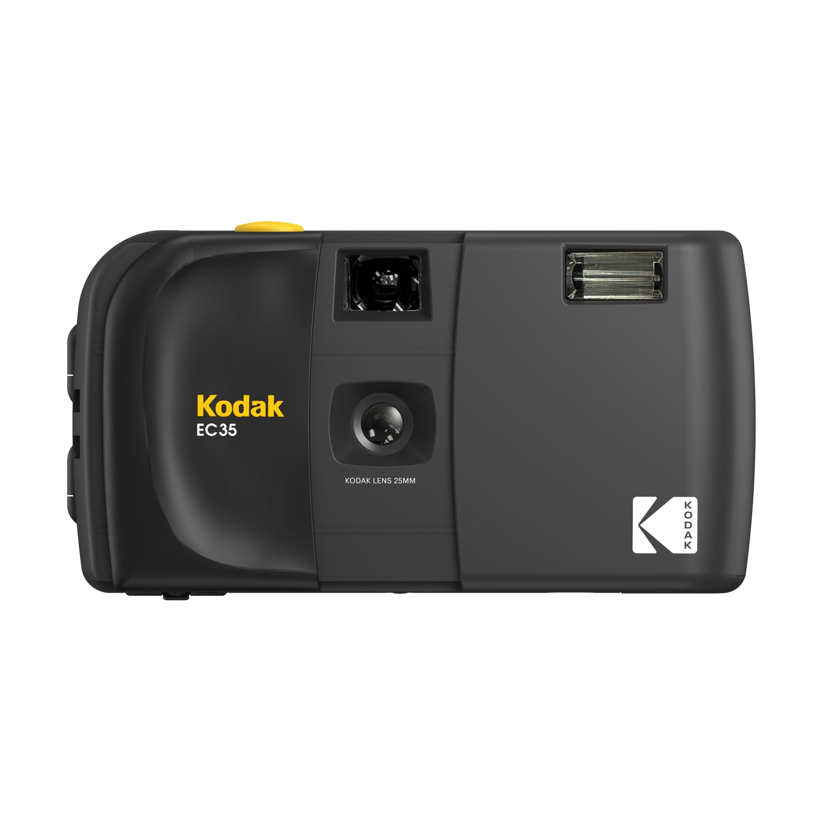 Kodak EC35 Midnight Black 35mm film camera front view