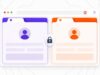 Brave Containers (v1.92): Built-In Multi-Account Browsing Illustration of Brave Containers showing two color-coded browser tabs kept separate by a shield, representing isolated accounts