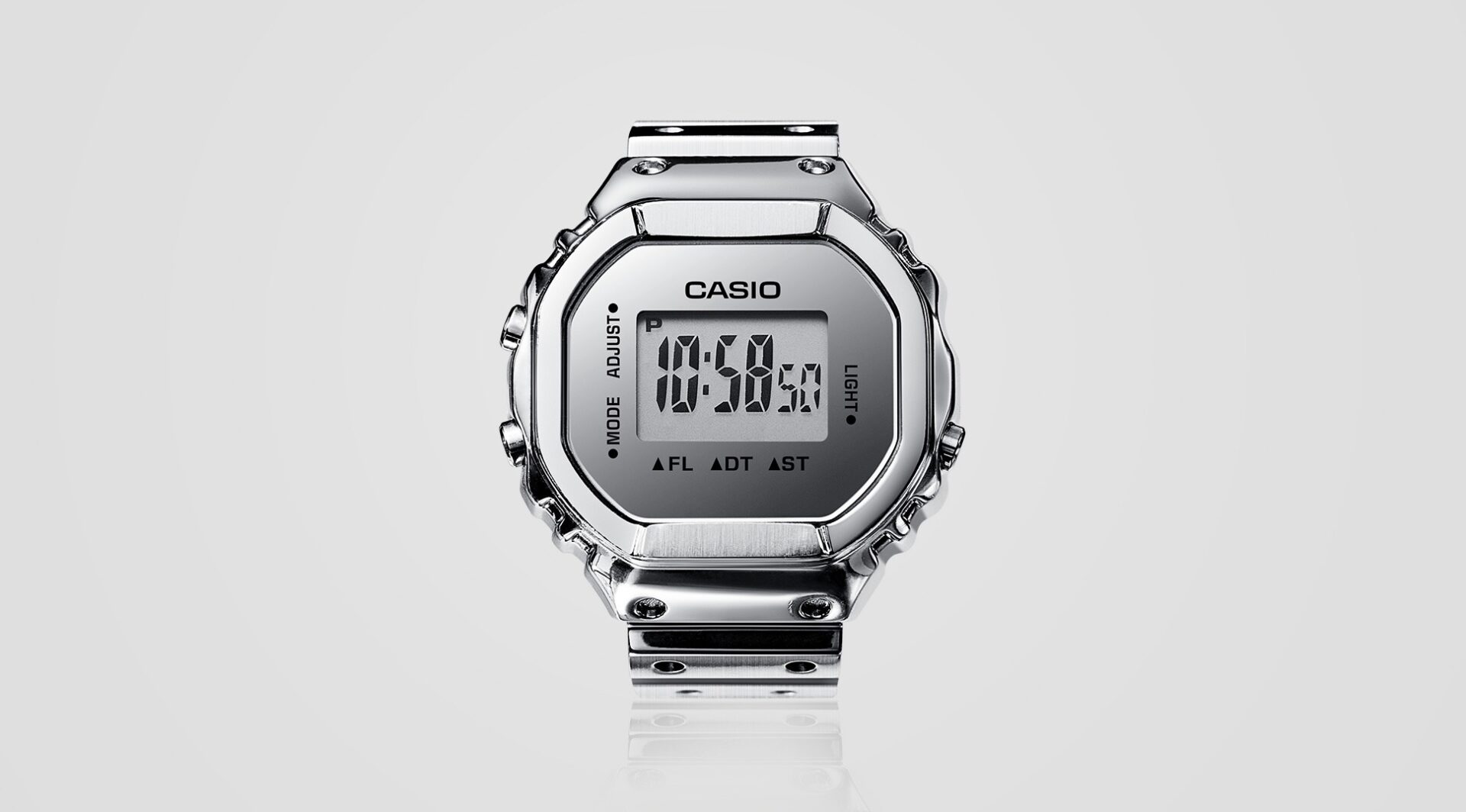 Casio CRW-H001 miniature watch module and ring construction detail