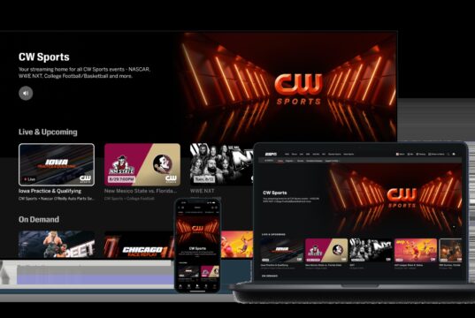 CW Sports on ESPN App promotional art for live sports streaming partnership