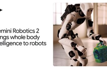 Gemini Robotics 2 Brings Whole-Body Control to Humanoid Robots Gemini Robotics 2 whole-body robot control announcement visual from Google DeepMind