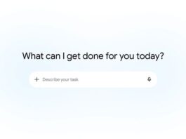 Gemini Spark task screen asking what can I get done for you today