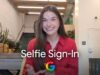 Google selfie video sign-in official graphic for face-based account recovery