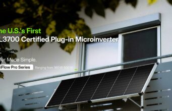 Hoymiles HiFlow Pro Brings UL 3700 Plug-In Solar to US Hoymiles HiFlow Pro UL 3700 plug-in solar system on a balcony