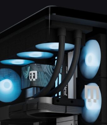 MAINGEAR Zero next-gen hidden-cable gaming PC with panoramic glass