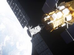 NASA’s Swift Rescue Mission Launches to Save a Falling Space Telescope NASA Swift rescue mission: artist's concept of Katalyst's LINK spacecraft approaching the Neil Gehrels Swift Observatory above Earth