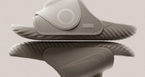 Nike Air Zoom Hyperslide recovery slides with Hyperice heat and vibration pods
