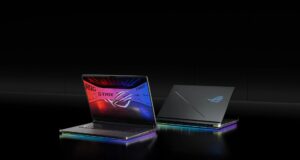 ASUS ROG Strix G18 2026 gaming laptop key visual with dual open chassis