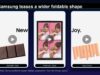 Samsung Mobile teaser frames hinting at a wider foldable shape