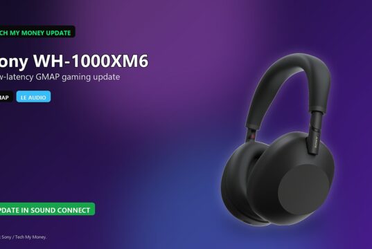 Sony WH-1000XM6 headphones with GMAP low-latency gaming update