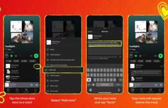 Spotify User Notes Let You Caption Songs in Playlists Spotify User Notes feature UI showing a personal caption on a playlist track