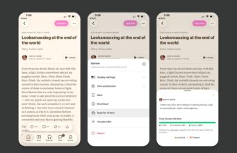 Substack AI detection Scan for AI text results UI showing human-written estimate