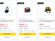 TMM Affiliate Blocks Free vs Pro: A WordPress Plugin for Editorial Publishers Three responsive TMM Affiliate Blocks product cards with product images, editorial badges, pricing, stock, and affiliate calls to action