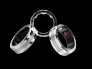Vital Signals Signal Ring product shot showing the black smart ring