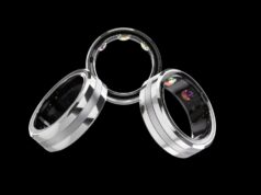 Vital Signals Signal Ring product shot showing the black smart ring