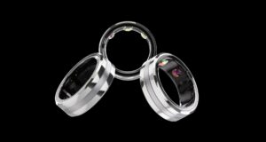Vital Signals Signal Ring product shot showing the black smart ring