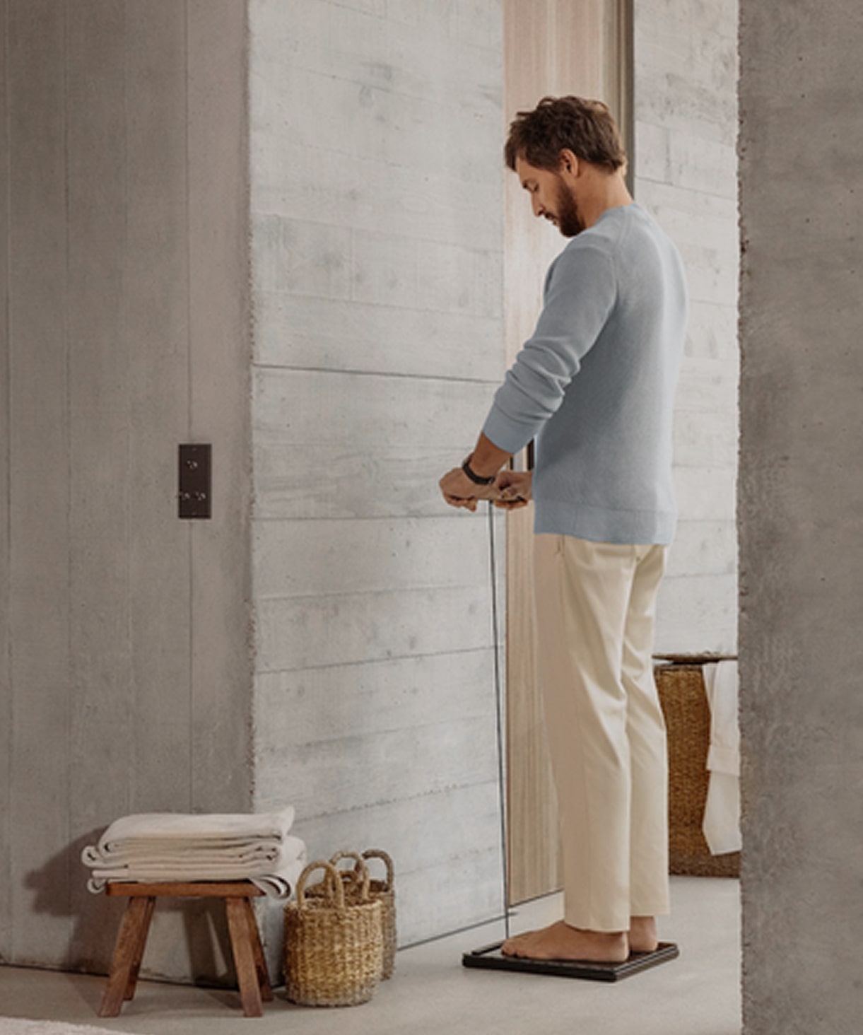 Withings BodyScan 2 product card showing the scale base, electrode layout, and handle
