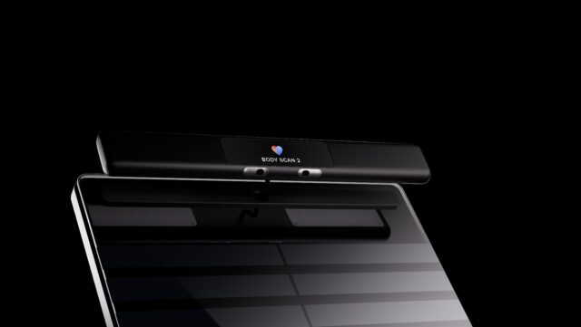 withings-bodyscan2-hero Withings BodyScan 2 4K UHD RGB-triple-laser home longevity station smart scale with handle and display