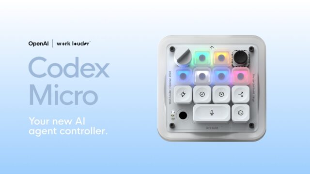 worklouder-og-0 OpenAI Codex Micro keypad from the OpenAI and Work Louder collaboration
